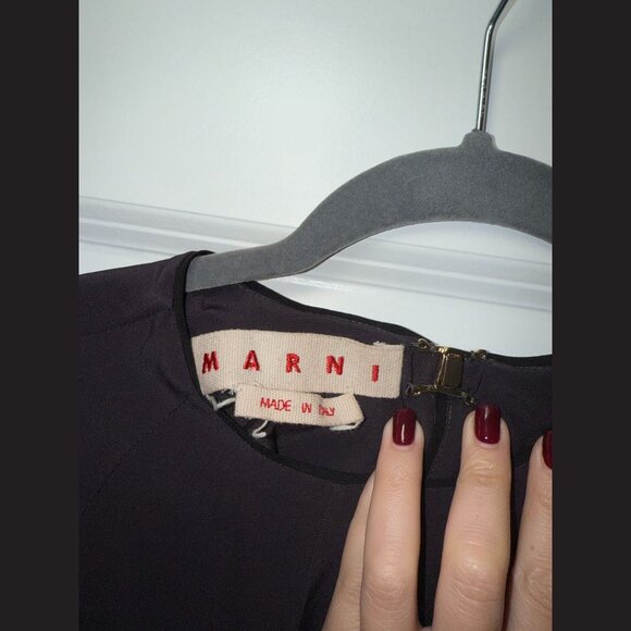 Marni Short Sleeve A-Line Dress Size 40 - Picture 2 of 3